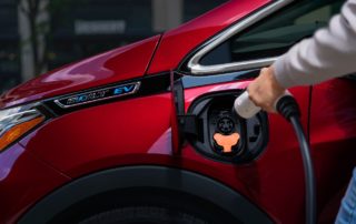 Chevrolet Bolt charging port; ride and drive electric